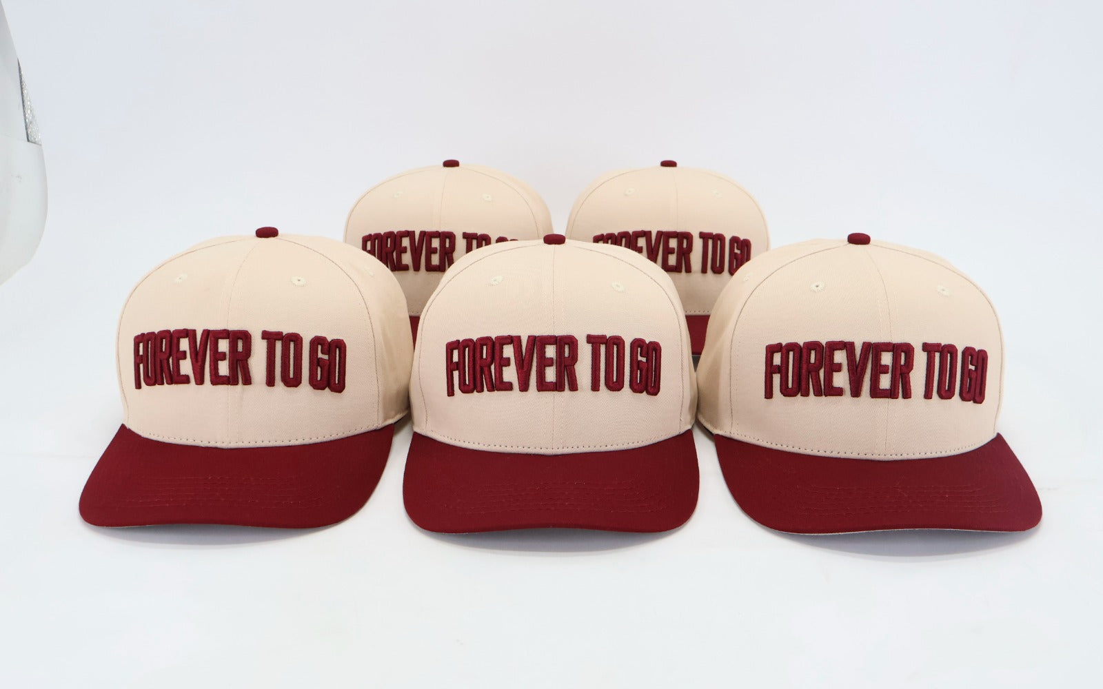 Forever To Go Cream/Maroon